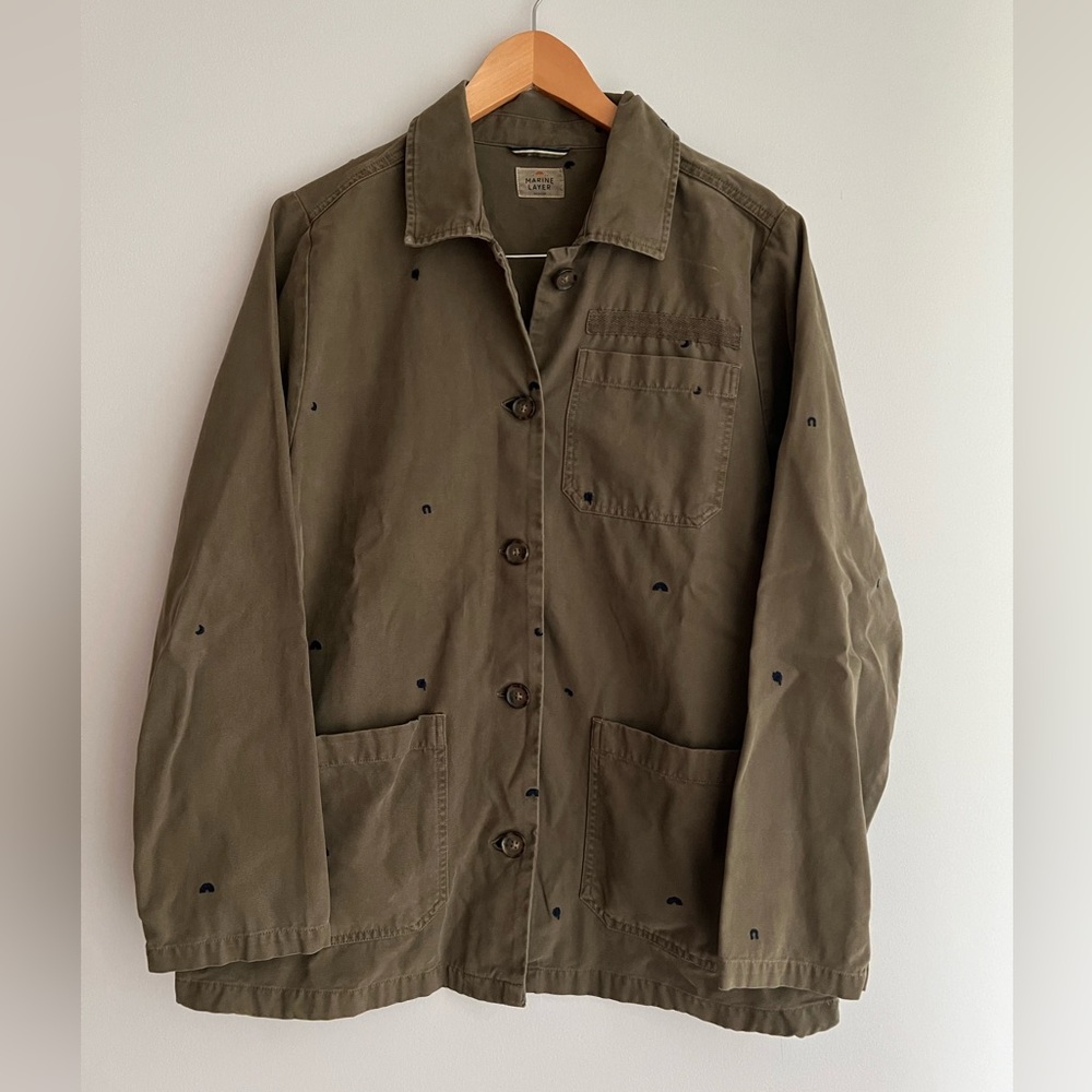 Marine Layer Gracey Chore Jacket—size Medium - Picture 5 of 12